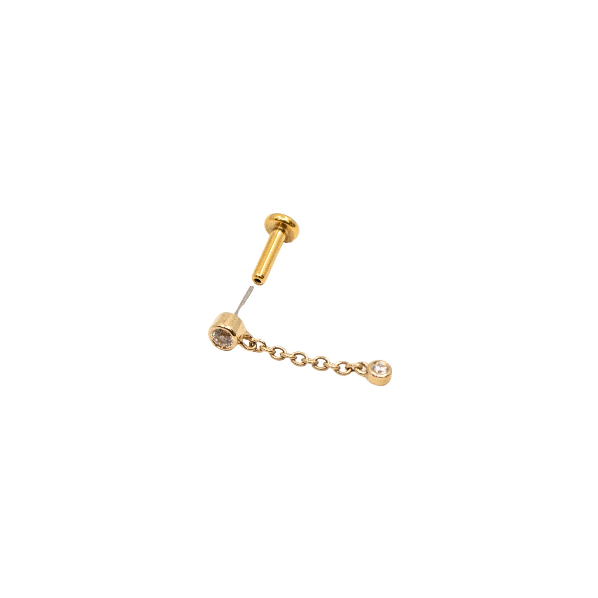 Round Swarovski Crystal Dangle Earring - Image 5