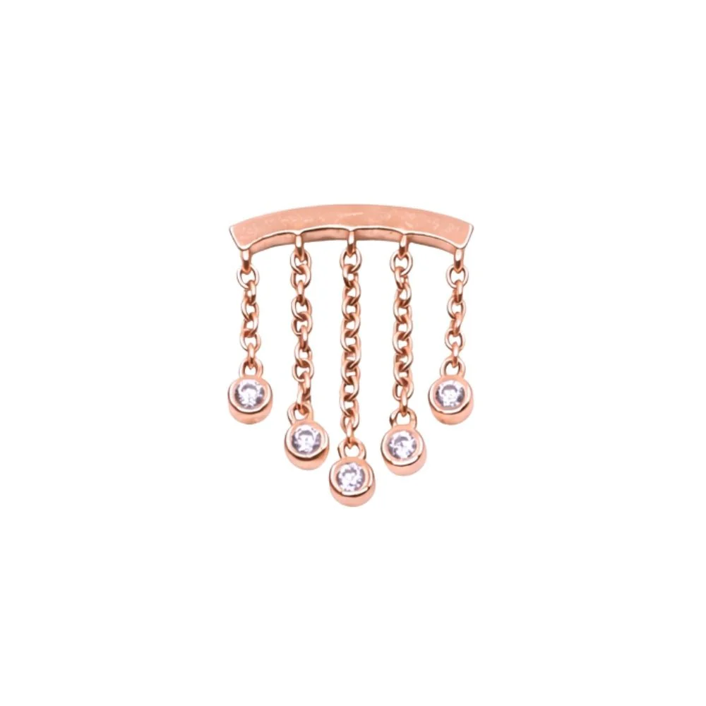 Crystal Chandelier Floating Helix Earring - Image 6
