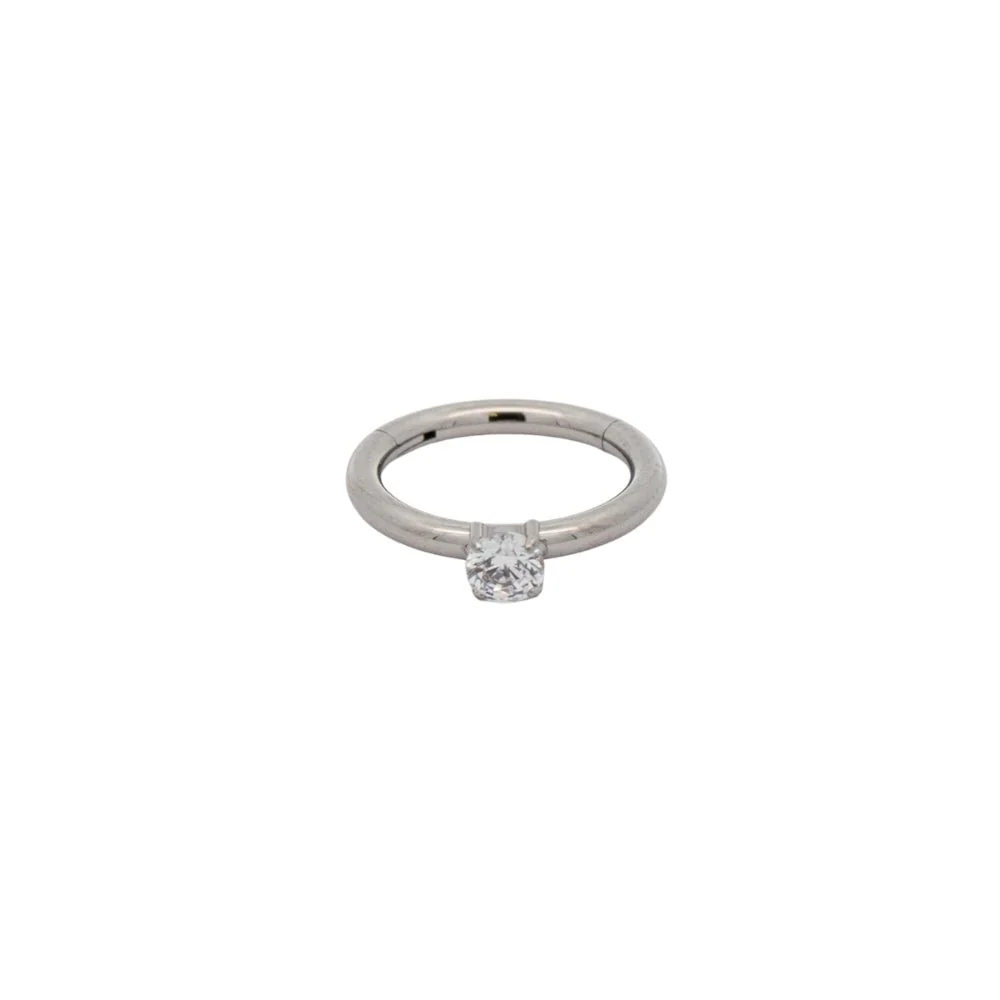 Single Crystal Clicker Hoop - Image 4