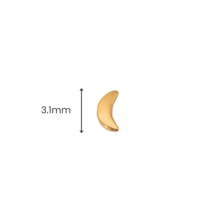 Crescent Moon Earring Top - Image 5