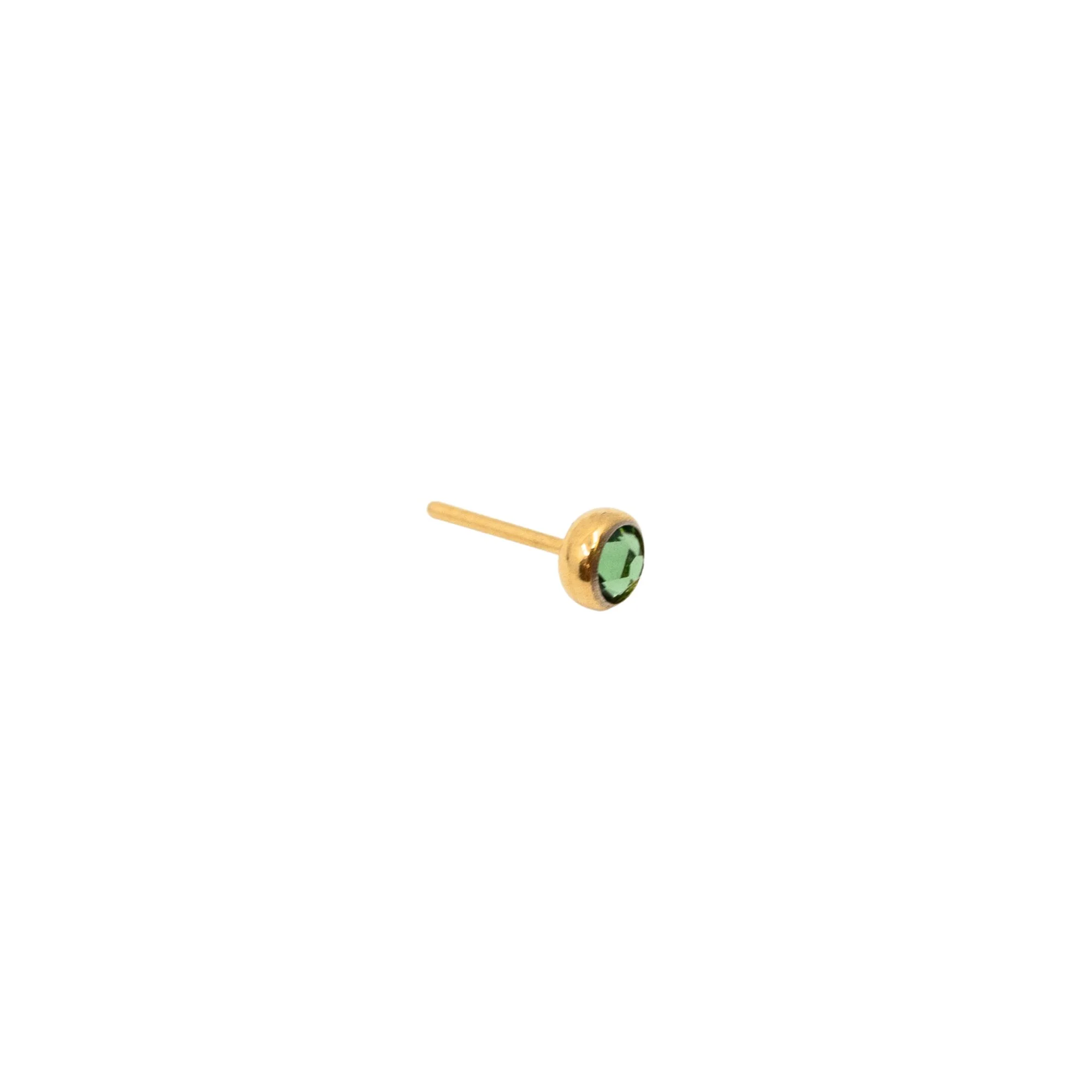 Emerald Swarovski Crystal Earring Top - Image 4